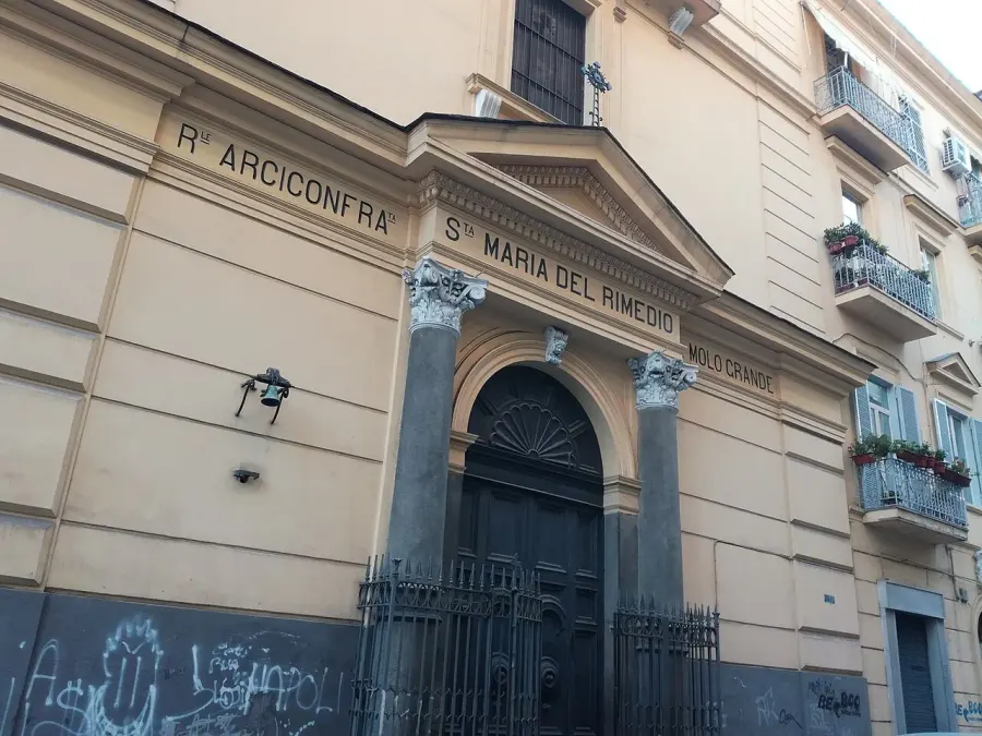 La carte Église Santa Maria del Rimedio al Molo Grande