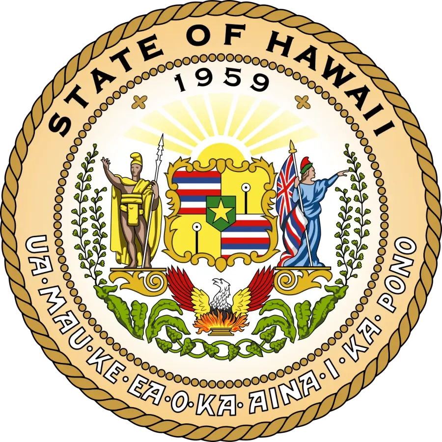 La carte Sceau d'Hawaï