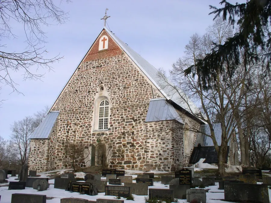 La carte Église de Pargas