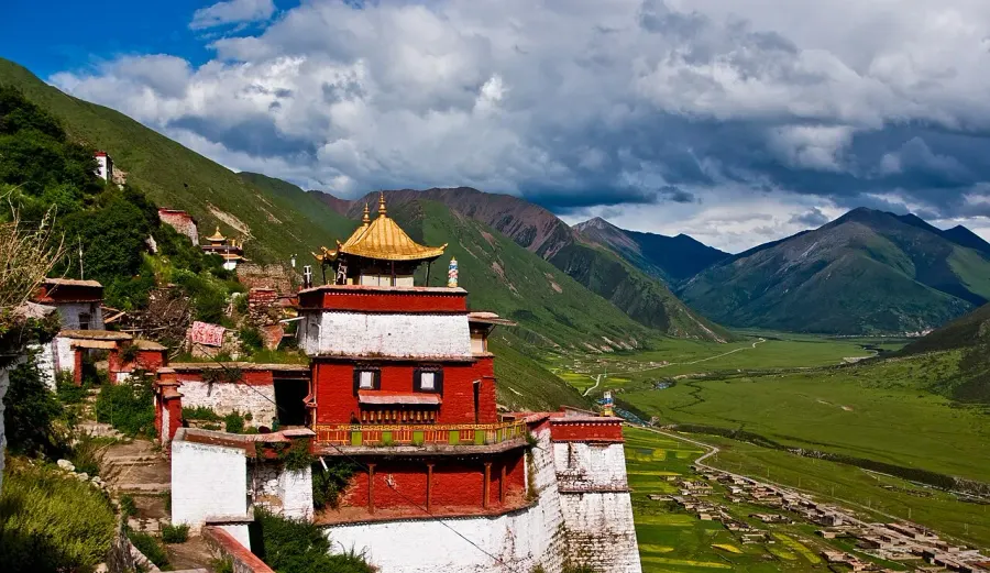 The Drigung Monastery card