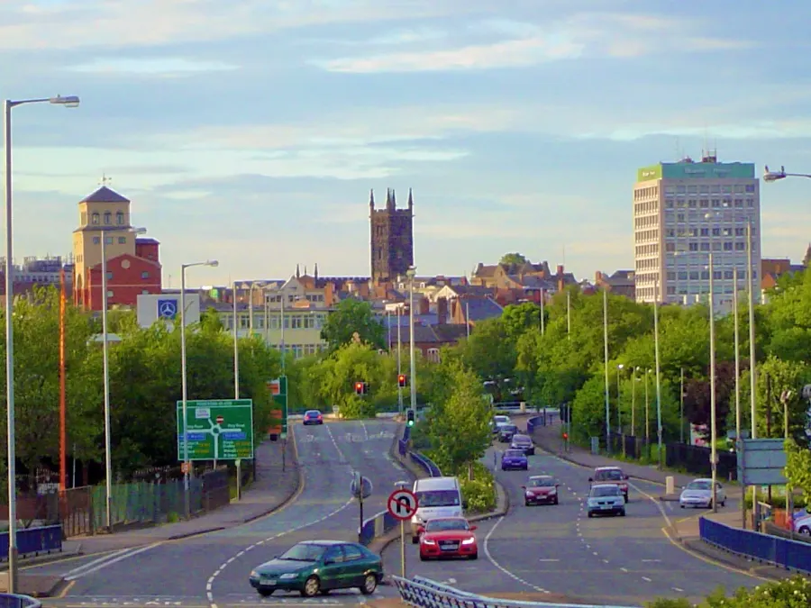 La carte Wolverhampton