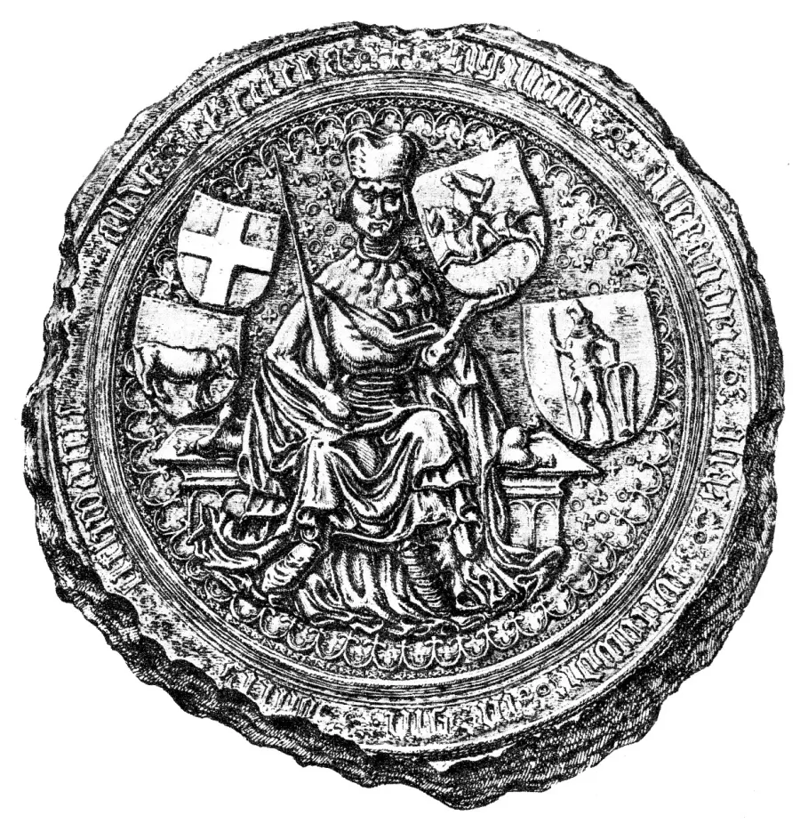 La carte Couronne de Gediminas