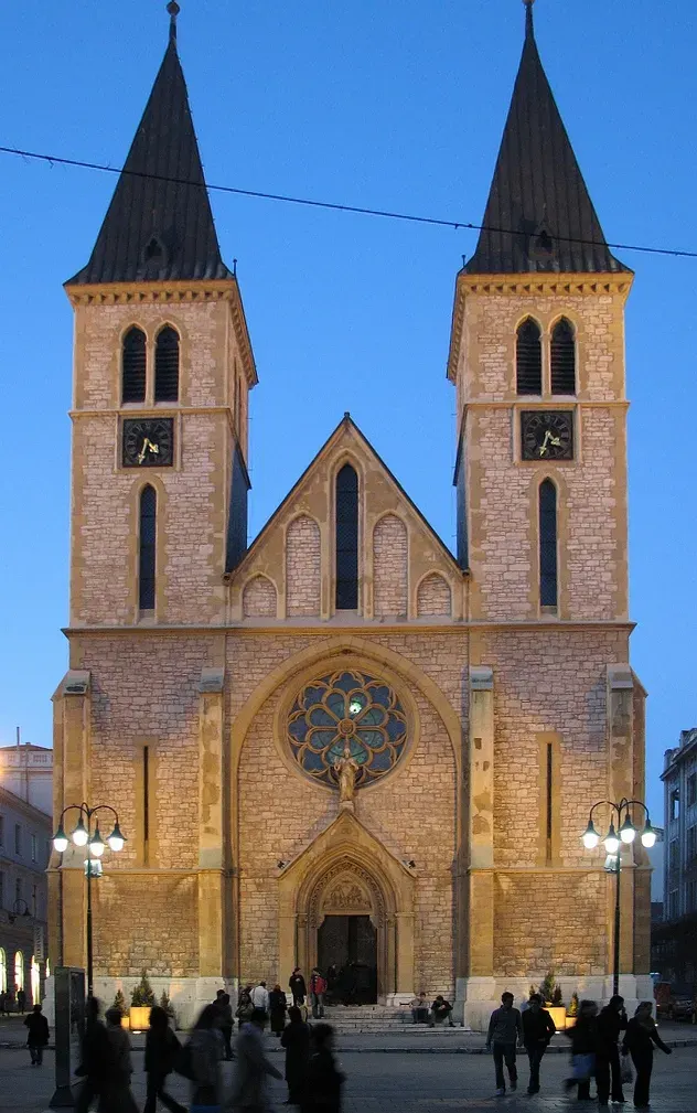 The Sacred Heart Cathedral, Sarajevo card