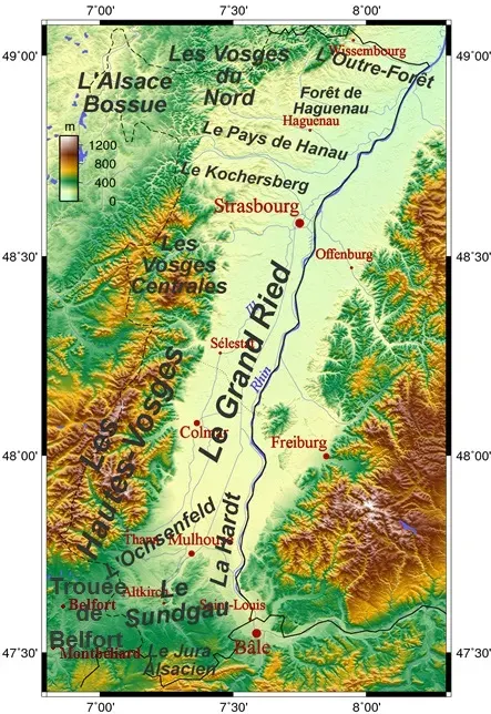 La carte Bataille de l'Ochsenfeld