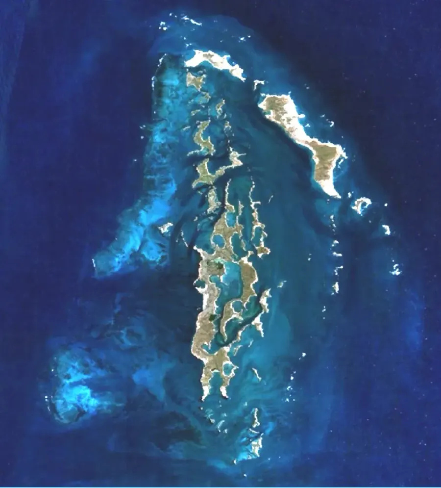 La carte Îles Montebello