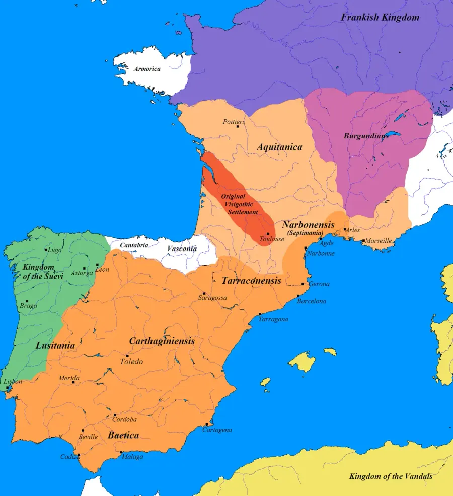 The Visigothic Kingdom card