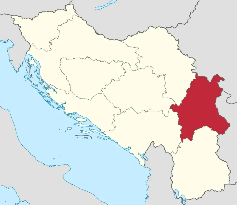 The Morava Banovina card