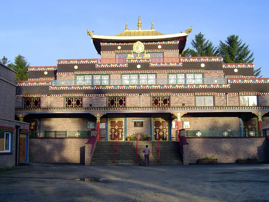 La carte Samye Ling