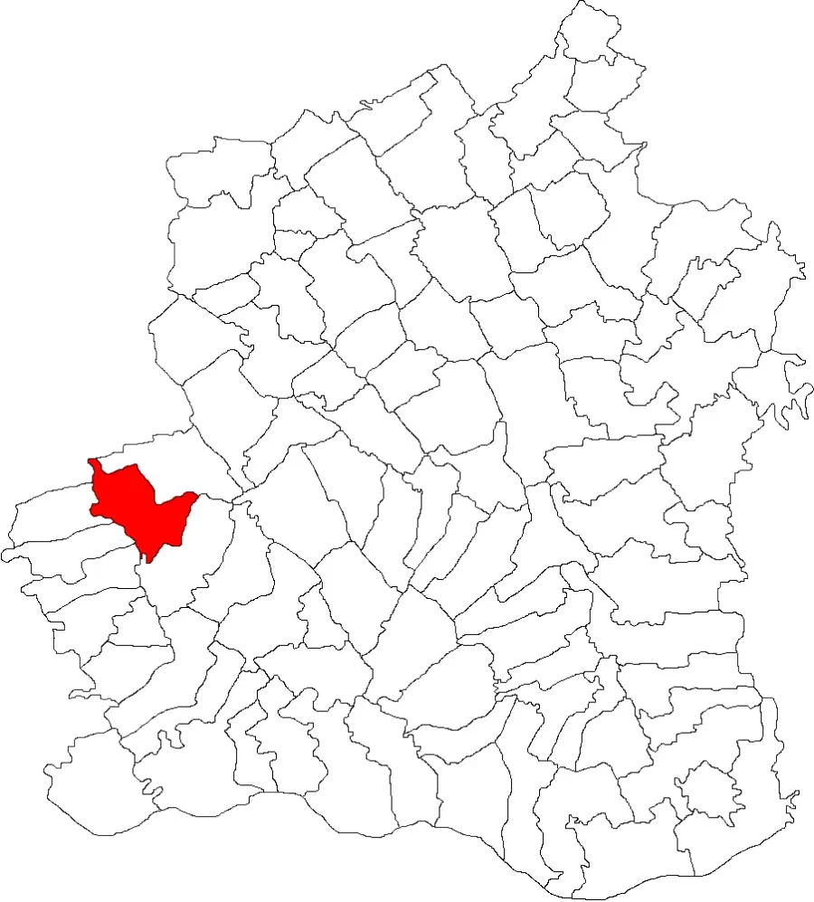 La carte Crângeni
