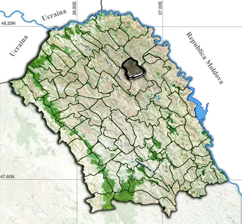 The Drăgușeni, Botoșani card