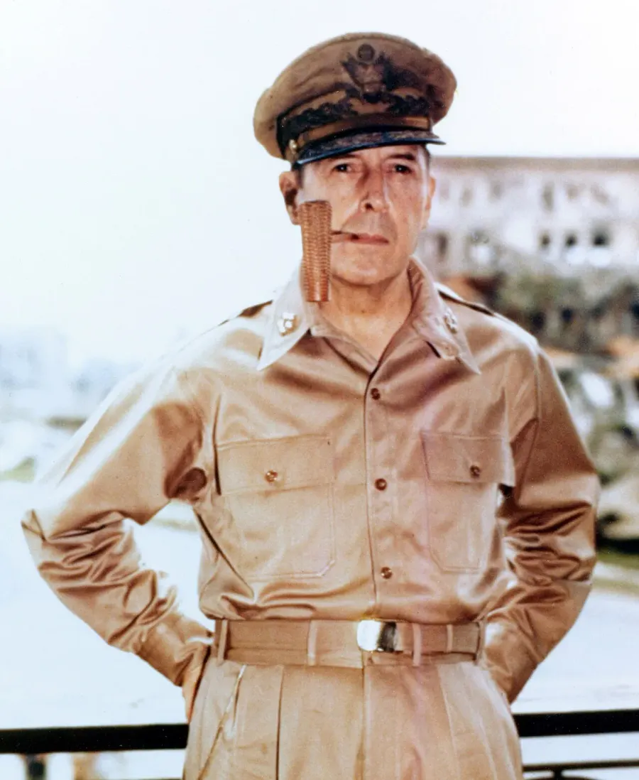 La carte Douglas MacArthur
