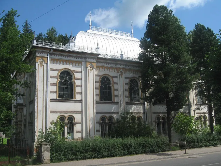 La carte Grande synagogue de Vatra Dornei