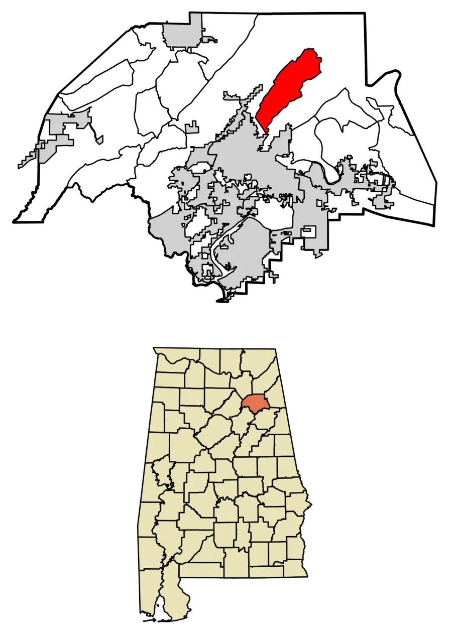 The Lookout Mountain, Alabama card