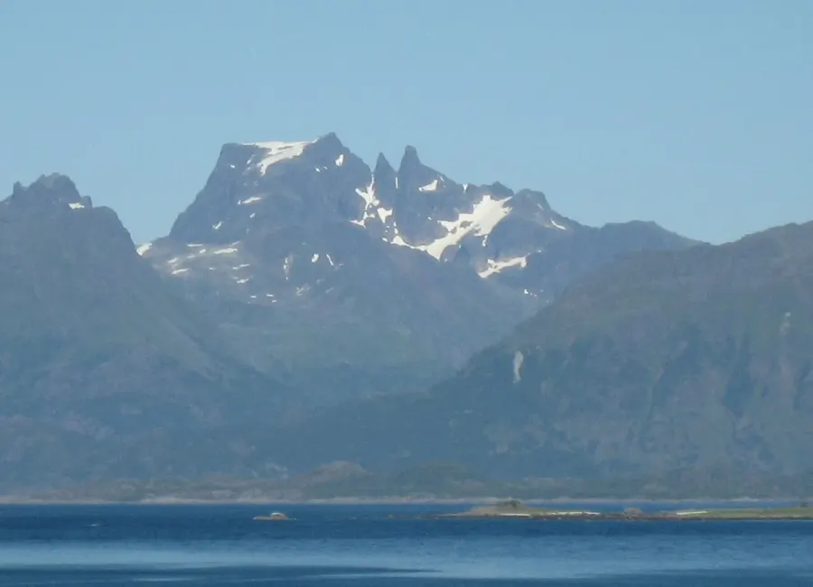 La carte Parc national de Møysalen