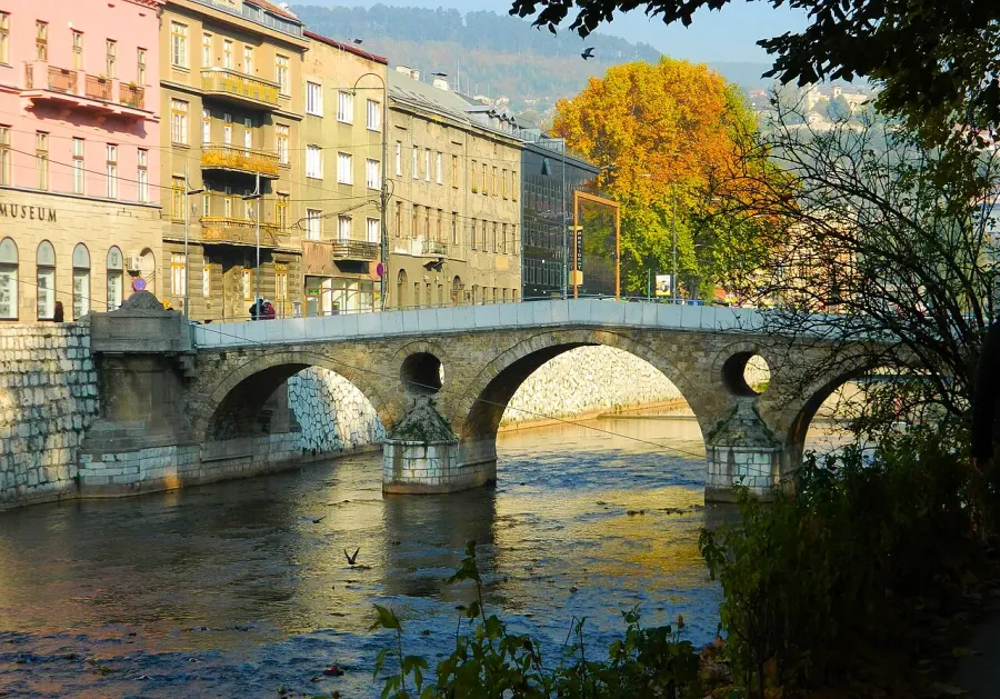 La carte Pont latin à Sarajevo