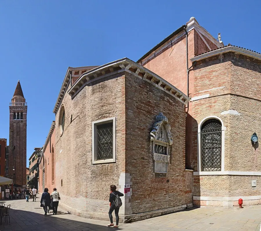 La carte Église San Polo