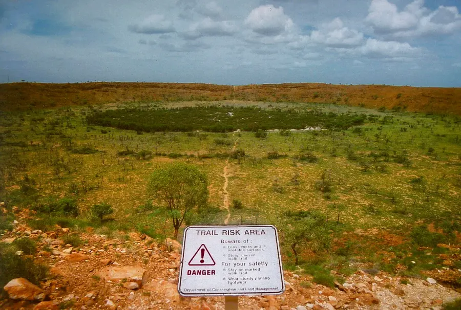 The Wolfe Creek Crater card