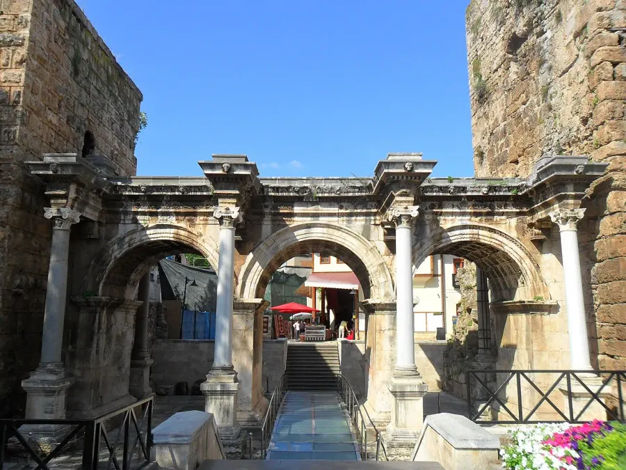 La carte Porte d'Hadrien