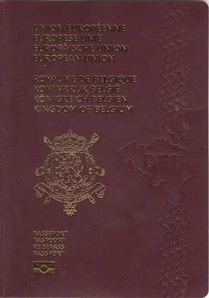 The Belgian passport card