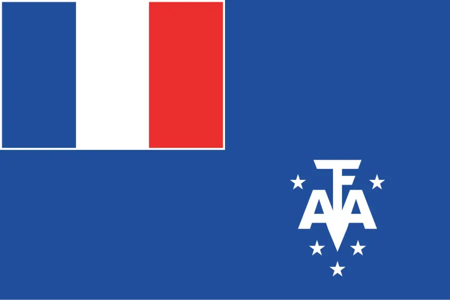The French Southern and Antarctic Lands card