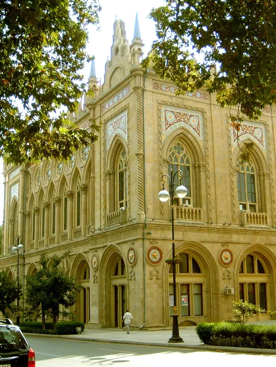 La carte Académie nationale des sciences d'Azerbaïdjan