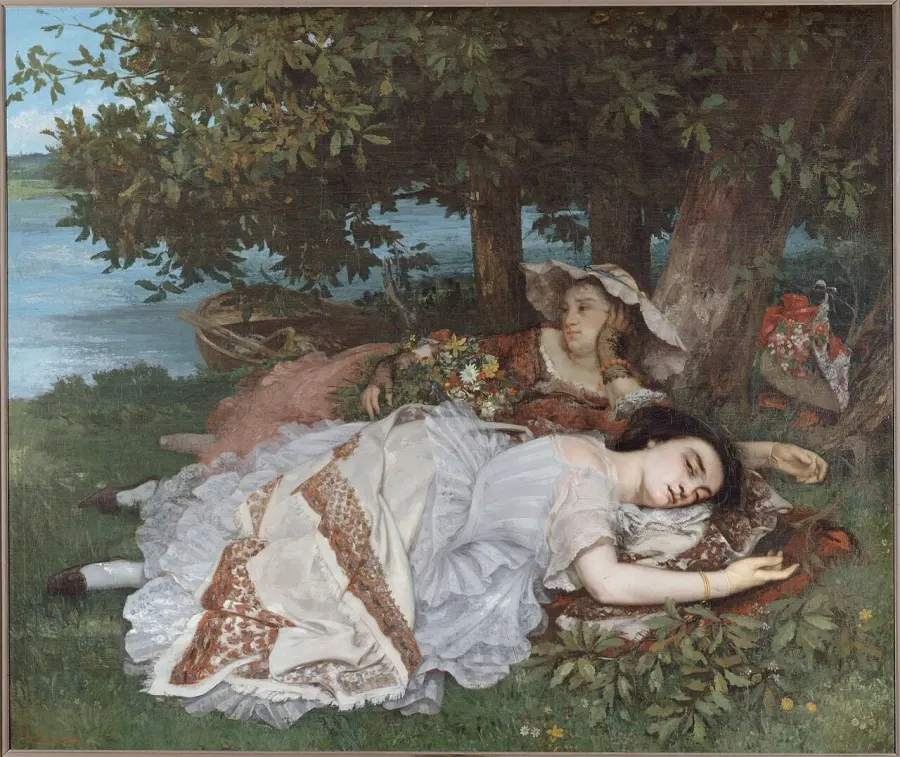 The Young Ladies Beside the Seine card