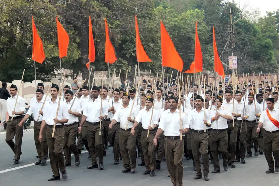 La carte Rashtriya Swayamsevak Sangh