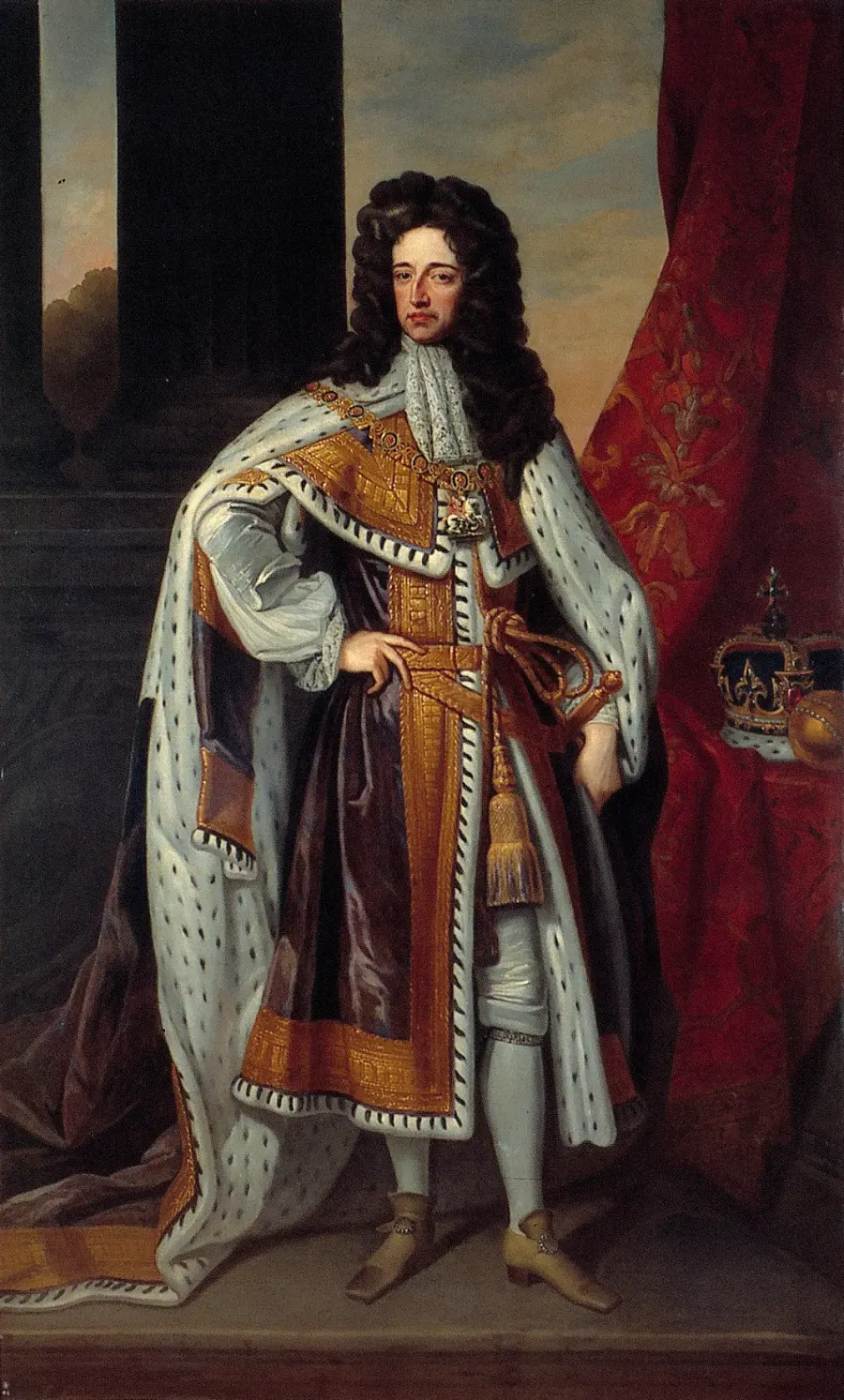 La carte Guillaume III d'Orange-Nassau