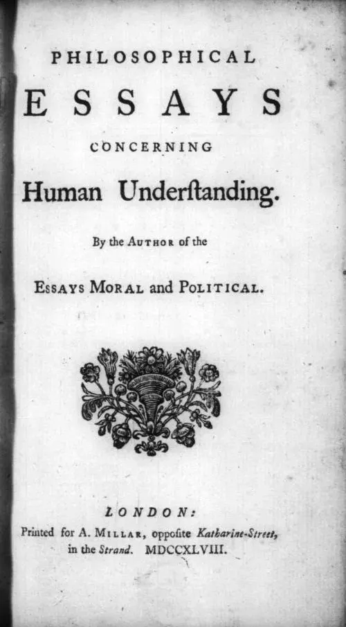 The An Enquiry Concerning Human Understanding card