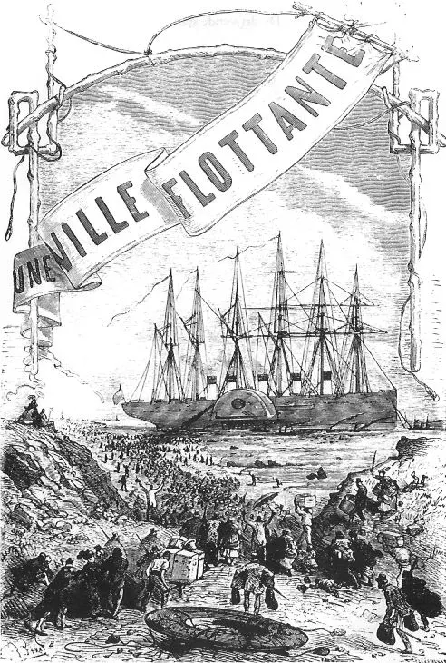 La carte Une ville flottante