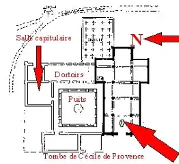 La carte Abbaye Notre-Dame d'Ardorel