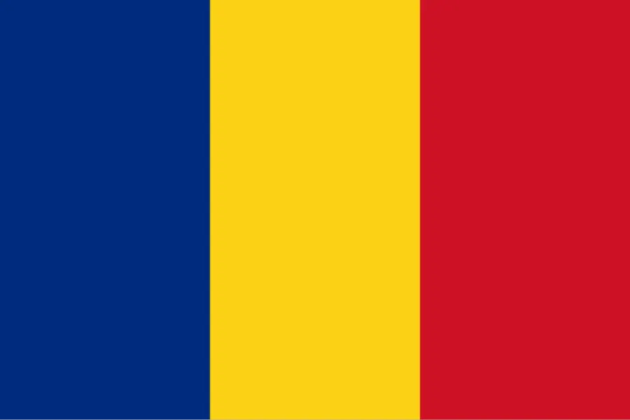 La carte Drapeau de la Roumanie