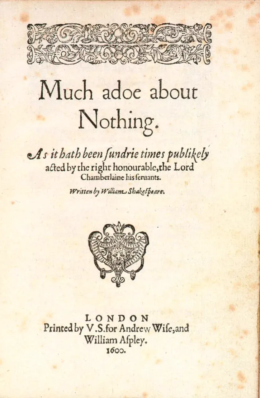 The Much Ado About Nothing card