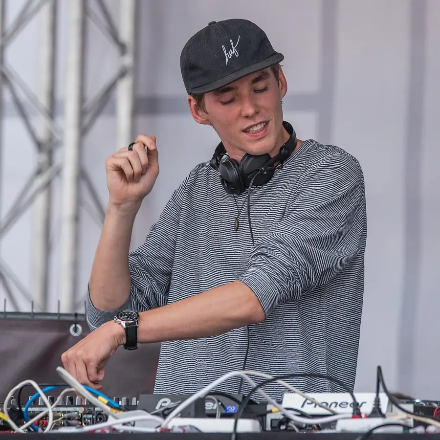 La carte Disc jockey