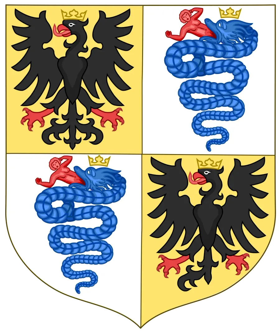 La carte Famille Sforza