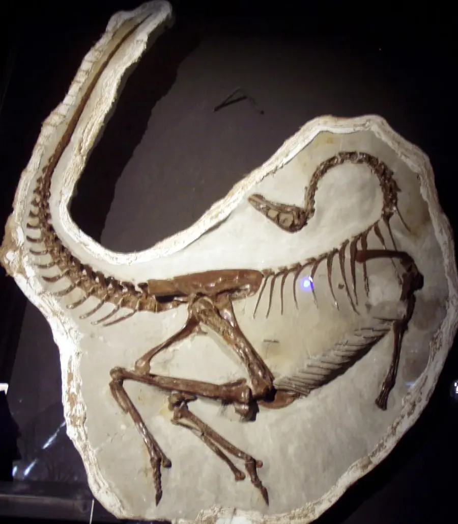 La carte Ornithomimus