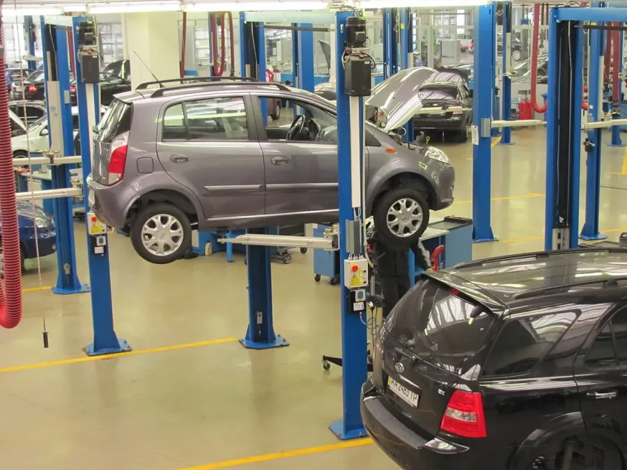 La carte Atelier de réparation automobile