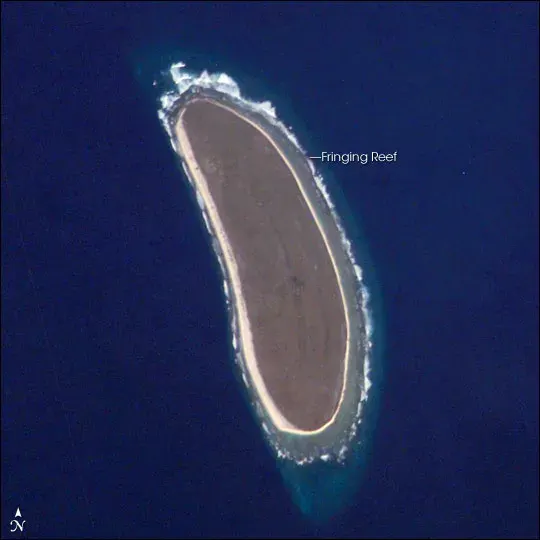 La carte Île Howland