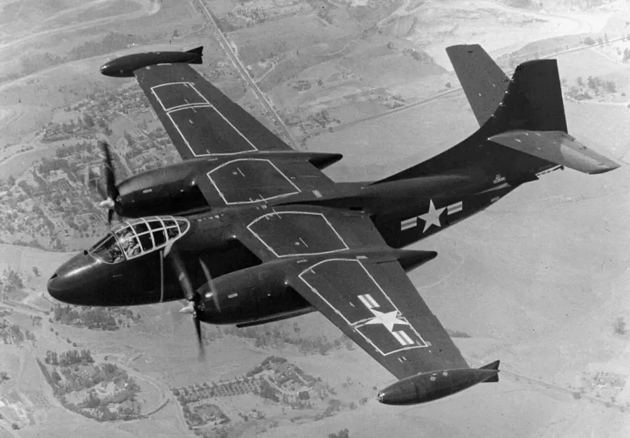 La carte North American A-2 Savage