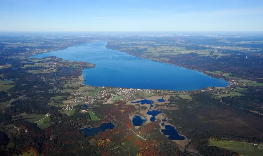 La carte Lac de Starnberg