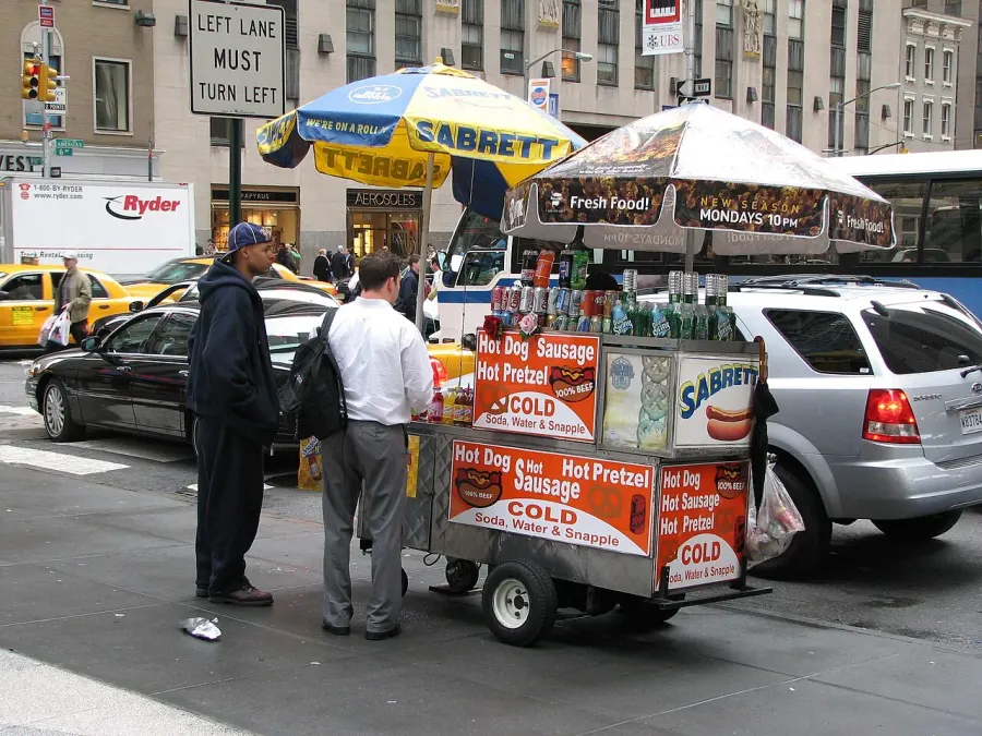 The Street food card