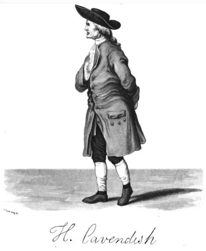 La carte Henry Cavendish