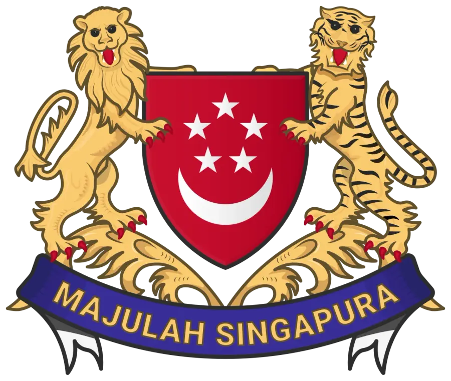 La carte Armoiries de Singapour