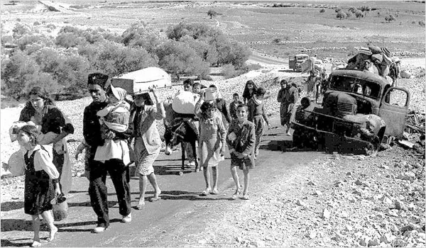 The 1948 Palestinian expulsion and flight card