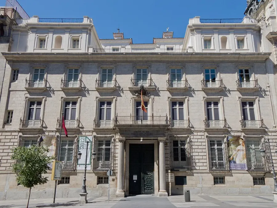 La carte Académie royale des beaux-arts Saint-Ferdinand