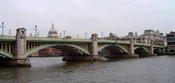 La carte Southwark Bridge