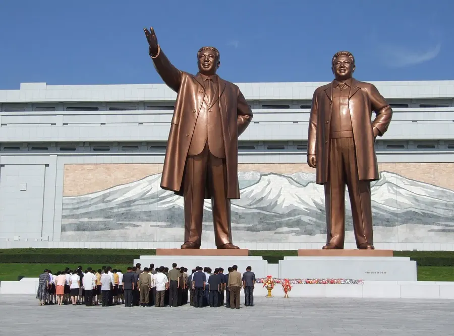 La carte Grand monument Mansudae