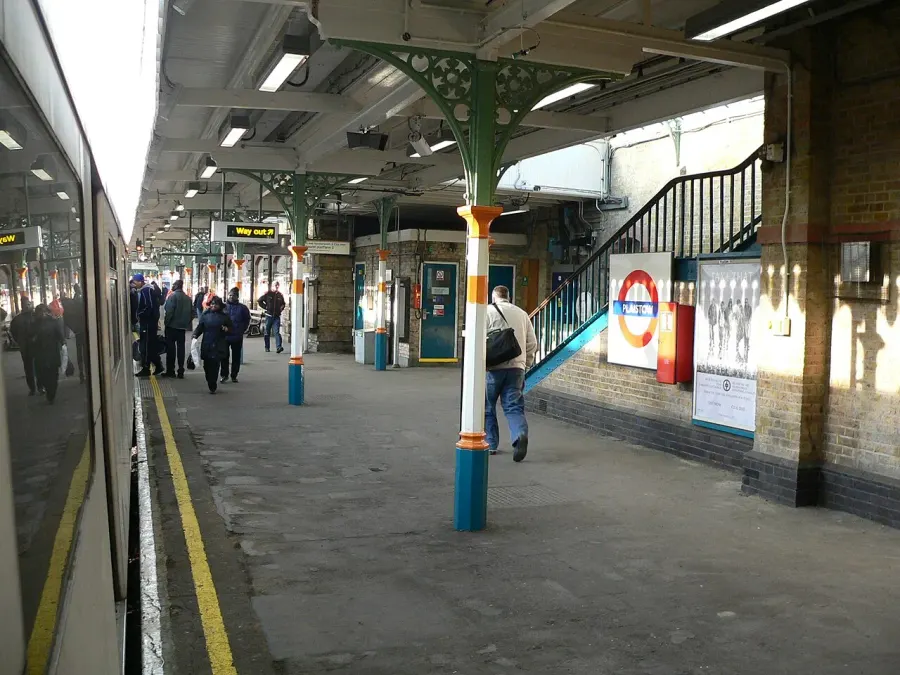 The Plaistow tube station card