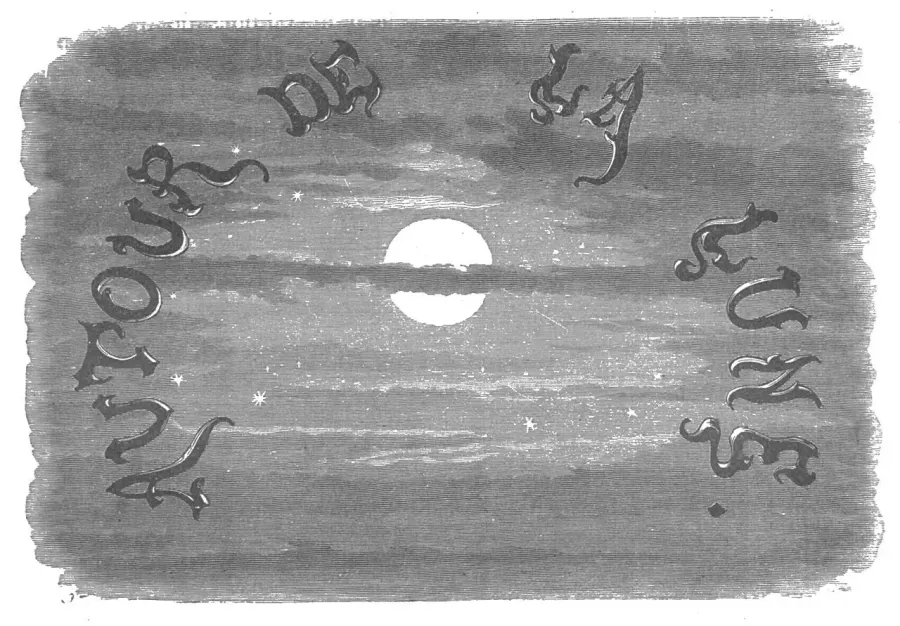 The Around the Moon card