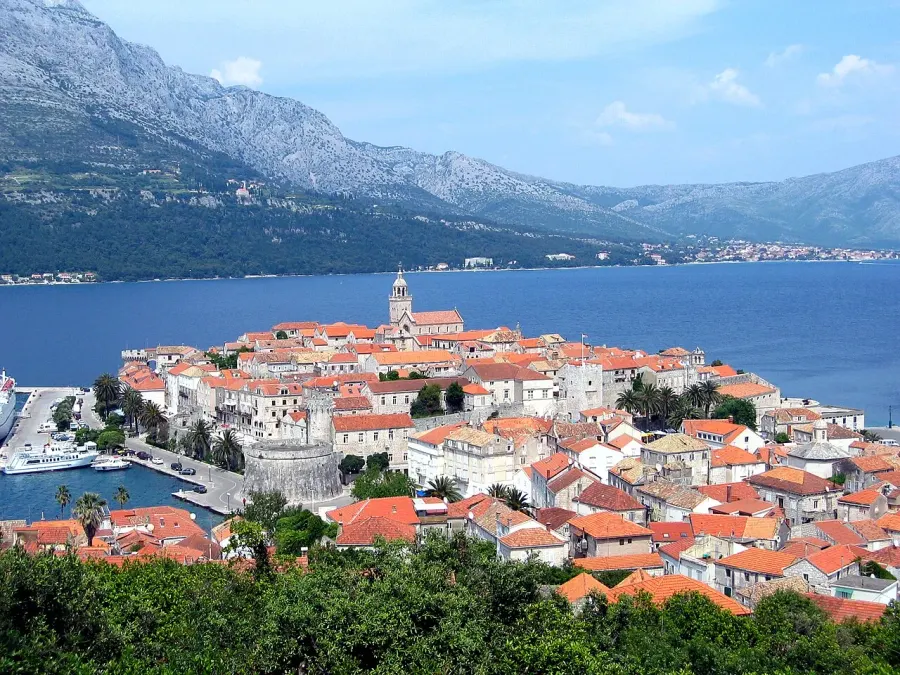 La carte Korčula